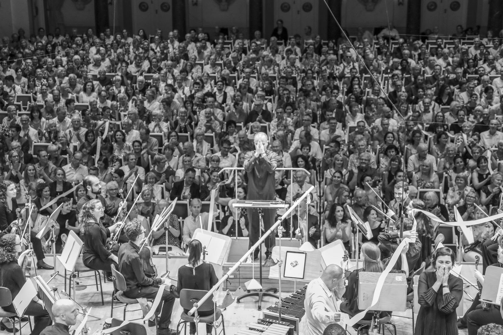 Final do concerto da Jovem Orquestra Portuguesa e do Notas de Contacto no Konzerthaus de Berlim